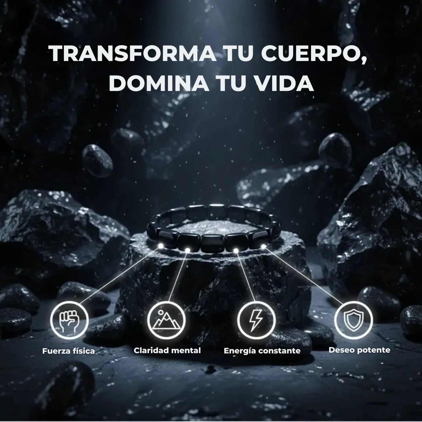 Hermios - Pulsera de Hematita